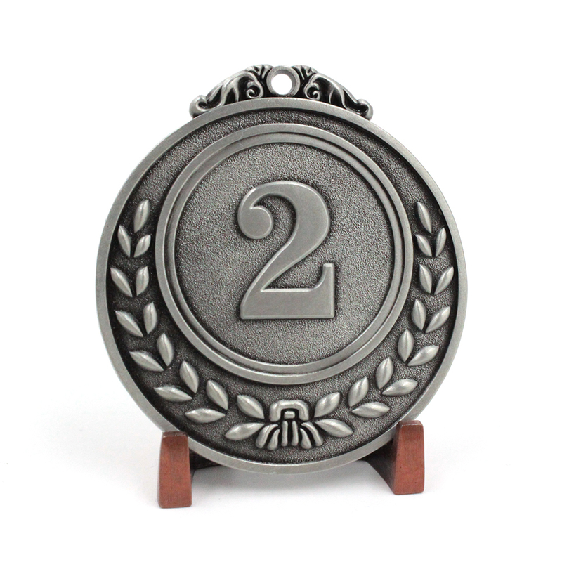 Drugi tani brązowy medal pusty luzem złoty metalowy srebrny medal sportowy