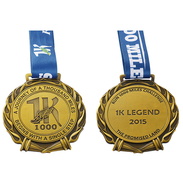 Niestandardowy medal biegowy