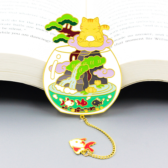 Ładne metalowe zakładki Śliczne prezenty urodzinowe Anime Markery do książek do spersonalizowanych zakładek - niestandardowe metalowe zakładki