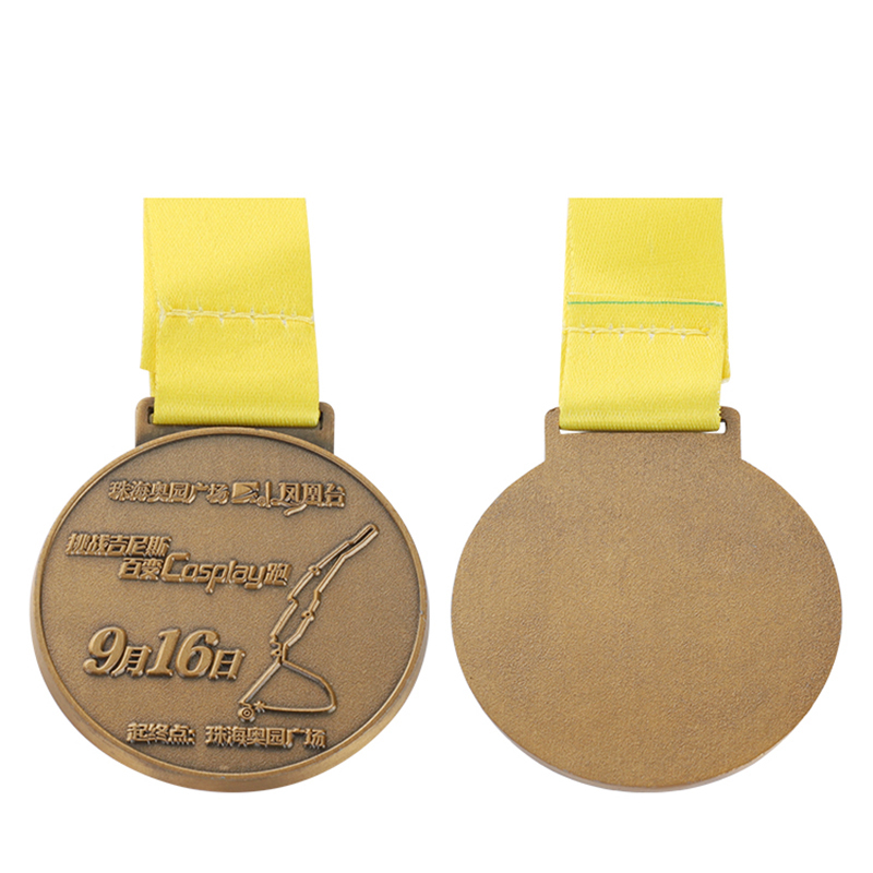 Niestandardowy medal dla najlepszego półmaratonu Steamtown w Los Angeles